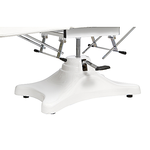 Kozmetički stol EDIP – profesionalni hidraulični kozmetički stol s PU presvlakom i uklonjivim naslonima