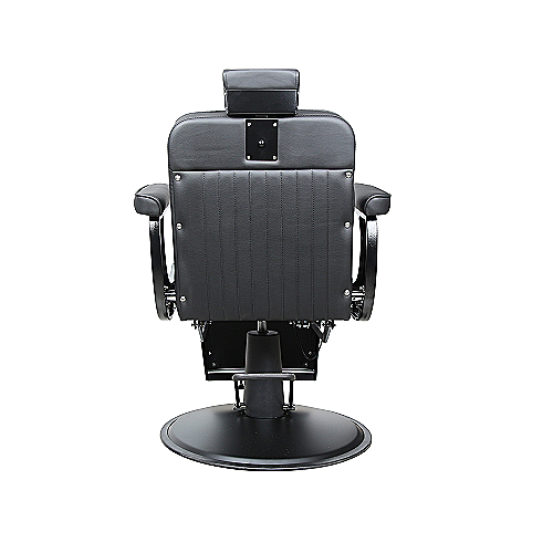 Barber stolica King – crna vintage barber stolica s hidraulikom