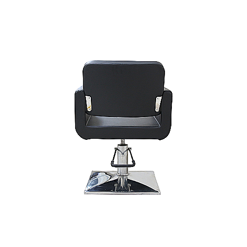 Frizerska stolica Venezia s hidrauličkom bazom i crnom eko kožom