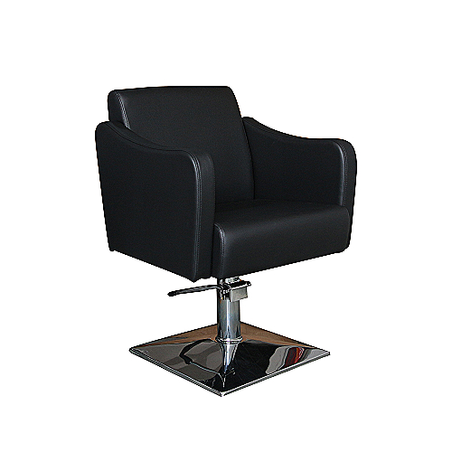 Frizerska stolica Bologna s hidrauličkom bazom i PU kožnom presvlakom