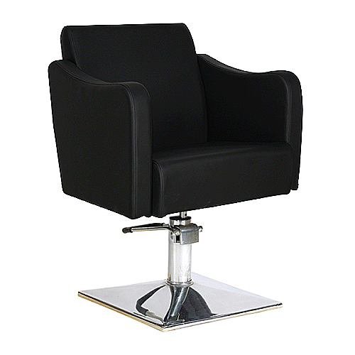 Frizerska stolica Bologna s hidrauličkom bazom i PU kožnom presvlakom