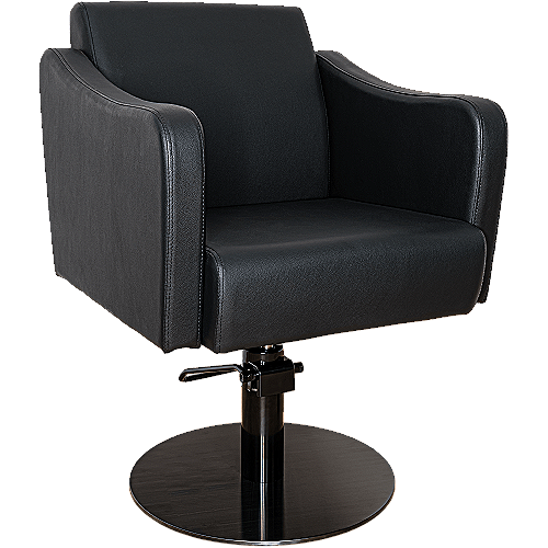 Frizerska stolica Bologna s hidrauličkom bazom i PU kožnom presvlakom