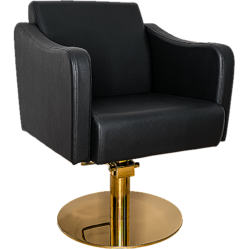 Frizerska stolica Bologna s hidrauličkom bazom i PU kožnom presvlakom