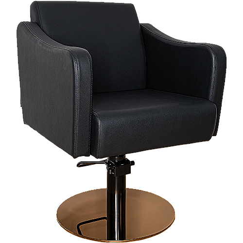 Frizerska stolica Bologna s hidrauličkom bazom i PU kožnom presvlakom