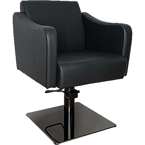 Frizerska stolica Bologna s hidrauličkom bazom i PU kožnom presvlakom