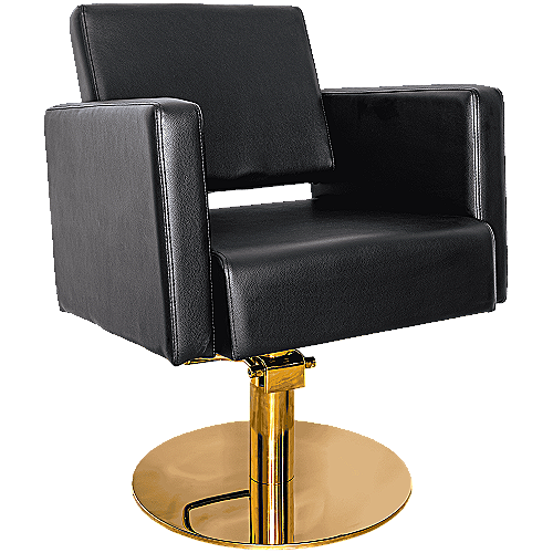 Frizerska stolica Roma s hidrauličkom bazom i PU eko kožnom presvlakom