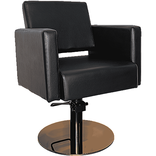 Frizerska stolica Roma s hidrauličkom bazom i PU eko kožnom presvlakom