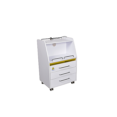 Drvena UV TROLLEY kolica s ladicom za sterilizaciju instrumenata