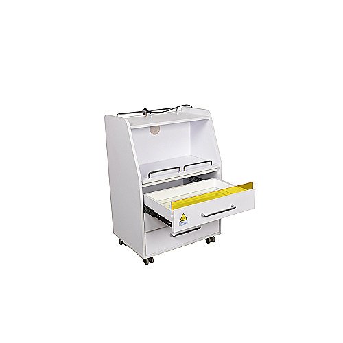 Drvena UV TROLLEY kolica s ladicom za sterilizaciju instrumenata