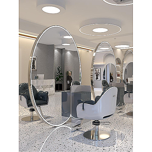 Frizerski otok Bilbao dvostrani frizerski pult s ogledalima