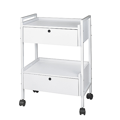 Profesionalna metalna kolica AIDA+ s ladicama i policama