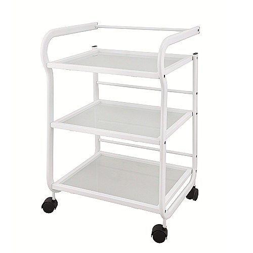 LA TRAVIATA kozmetička kolica s tri police i kotačima za profesionalnu upotrebu