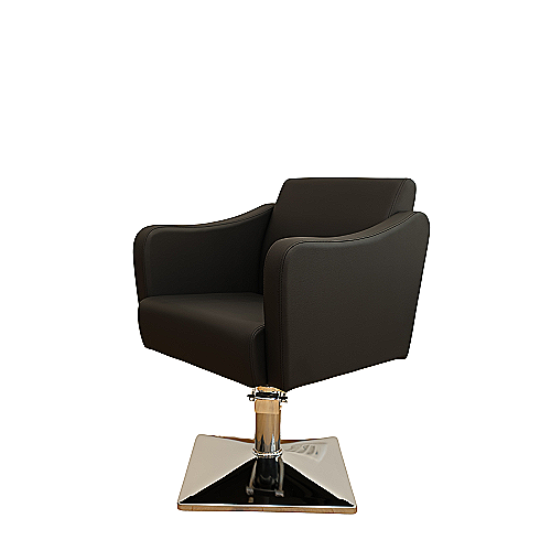 Frizerska stolica Bologna s hidrauličkom bazom i PU kožnom presvlakom