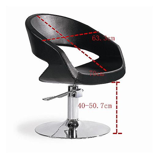 Frizerska stolica Verona s hidrauličkom bazom i PU kožom